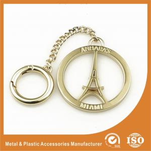 Quality Gold Custom Size Eiffel Tower Hollow Custom Metal Logo Labels For Handbags Accessory for sale
