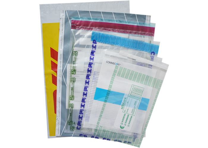 Custom Logo Printing Tamper Evident Postal Bag Security Self - Seal Bags for bank for sale