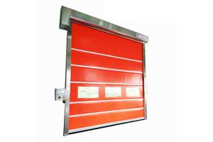 Quality H2008 Durable High Speed Roll Up Door Full Transparent 1.5mm PVC Window for sale
