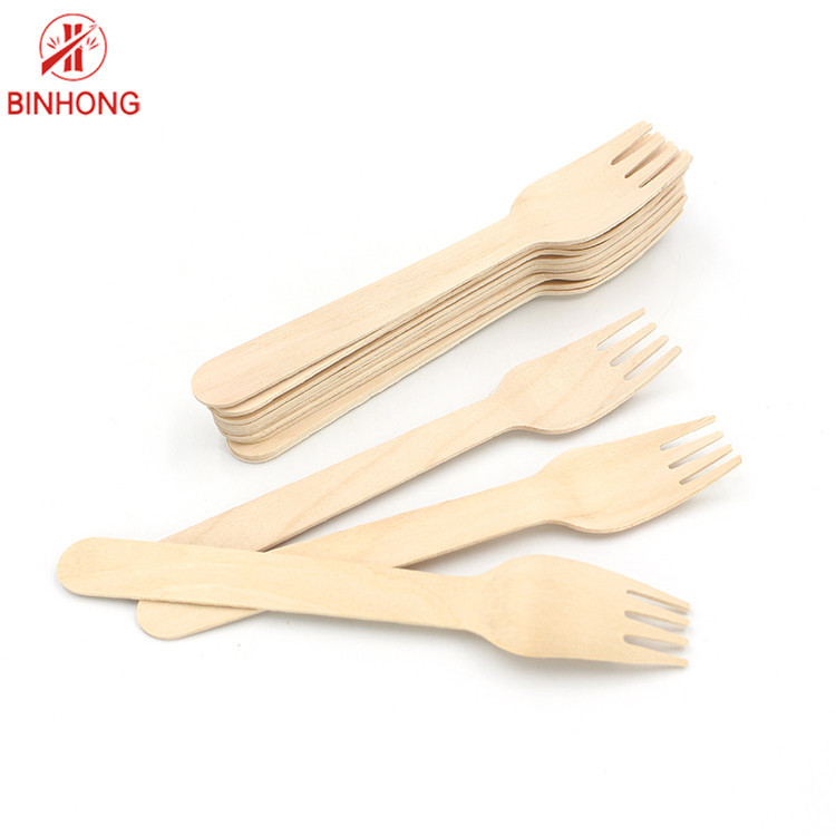 Biodegradable Birchwood 14cm Disposable Wooden Cutlery