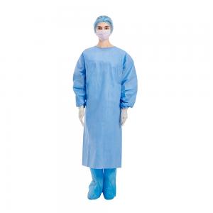 Quality SMS Sterile Disposable Surgical Gown Aami Level 1 2 3 4 50-72gsm for sale