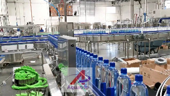Quality 450KVA 2000m2 Mineral Water Filling Machine CGF For PET Plastic Bottle for sale