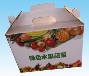 Quality custom printed full color fresh fruit corrugated box packaging with all kinds of size for sale