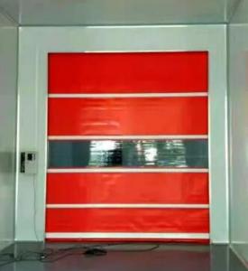 Quality Industry Pvc Roll Up Rapid Rise Door Color Coated Galvanized Steel Material for sale