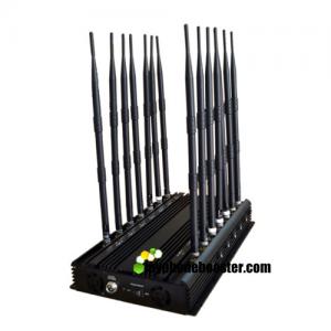Quality 14 Antennas 35W high power car remote control mobile signal blocker jammer 433mhz, 315mhz, 868mhz Adjustable for sale