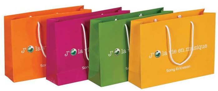 Quality Matt Paper Shopping Bags for sale