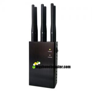 Quality SA-006P GSM CDMA 3G 4G LTE WIFI GPS LoJack Jammer, Portable Mobile Signal Blocker Isolator for sale