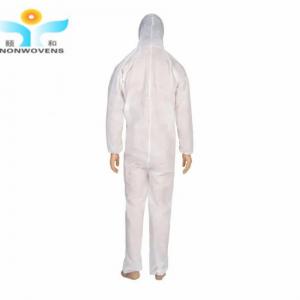 Quality Polypropylene Disposable Protective Wear , OEM Non Woven Coverall Disposable for sale
