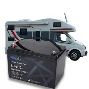 Quality 12V 100Ah 1280Wh RV Lifepo4 Battery Motorhome Lithium Battery for sale