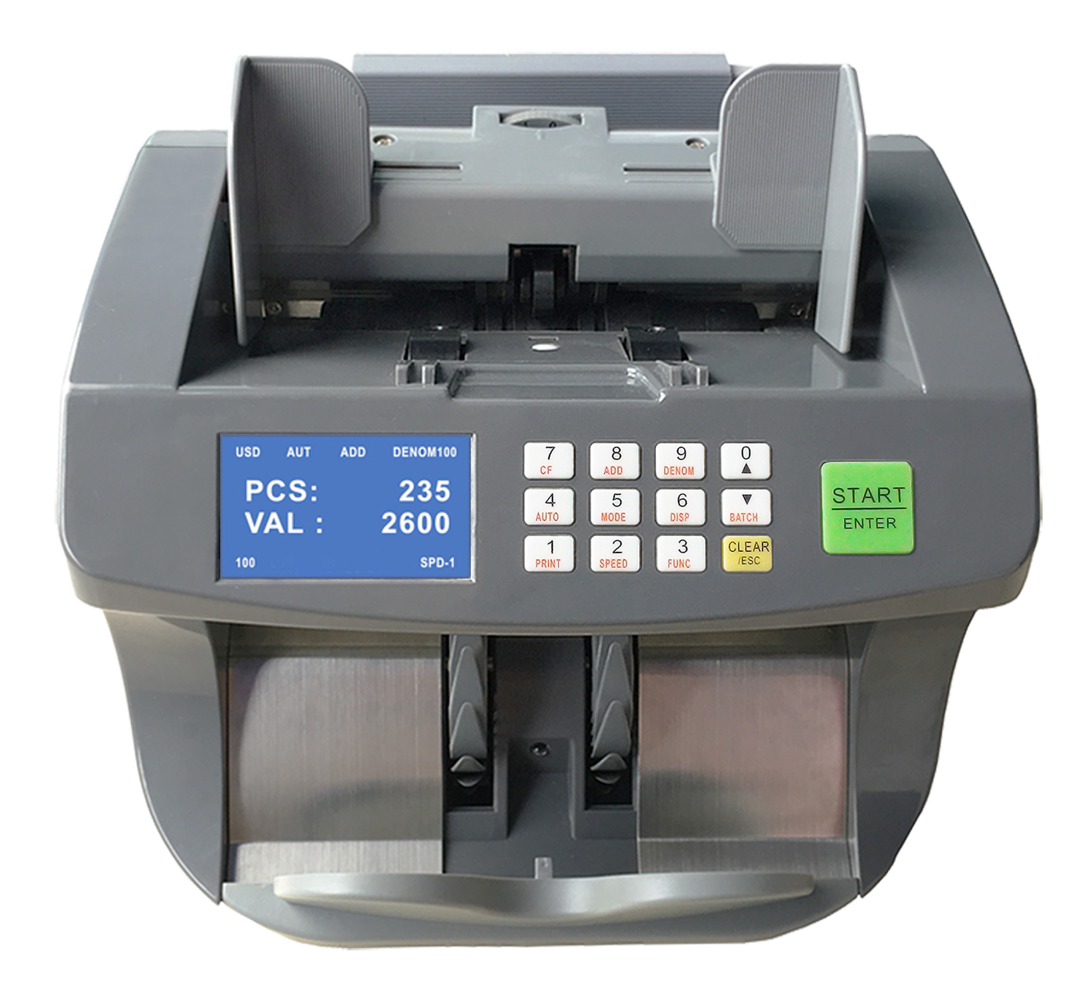 Quality KENYA VALUE COUNTER DETECTOR Automatic Money Counter With Magnetic Counterfeit Detection, LCD/LED screen for Banks for sale