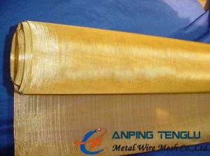 Quality 50Mesh Plain Weave Brass Wire Mesh, Abrasion Resistance Yellow Copper Wire Cloth for sale