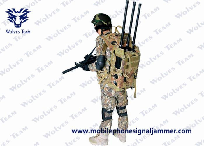Quality 1000 Watts Backpack Signal Jammer Anti - Terrorism Camoflage Customized For VIP Protection for sale