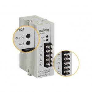 China PWM Pulse PLC 24V Din Rail Power Supply 2.5A Overload Protection on sale
