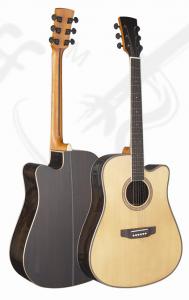 Quality 41inch Good quality Spruce solidwood acoustic guitar matt color wholesale AG56C for sale
