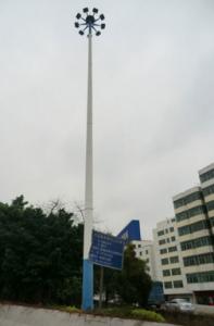 Quality High mast lamp pole steel tubular pole for sale