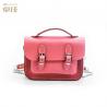 Buy cheap Pink Women PU Leather Belt Buckle Square Shoulder Bag Casual Flap Crossbody from wholesalers