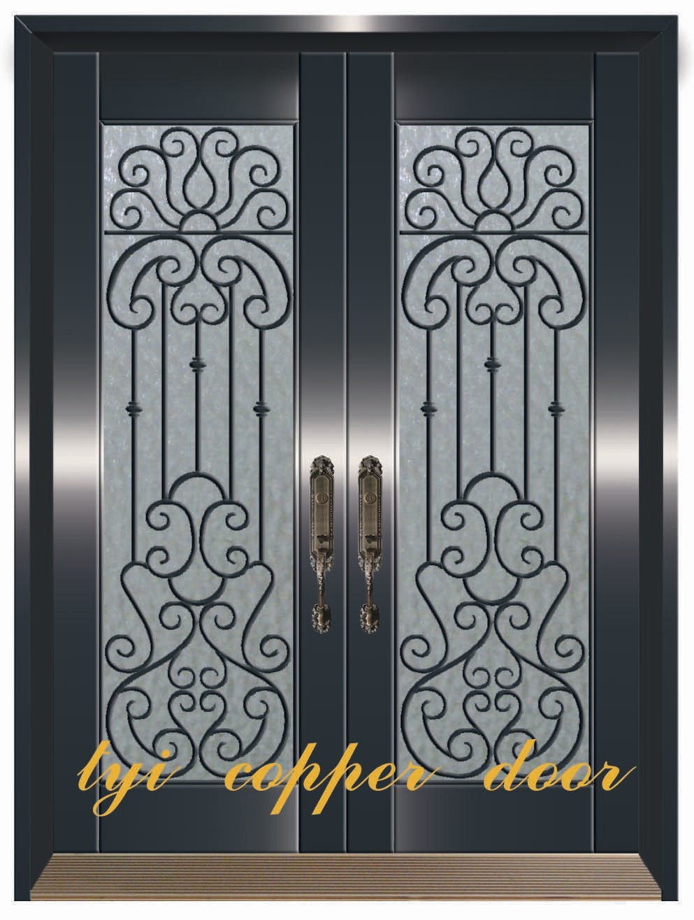 Quality folio copper steel doors for sale