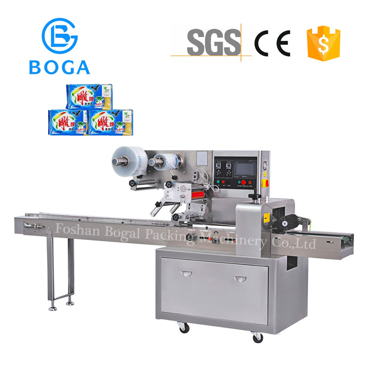 Quality Automatic wrapping machine soap flow packing machine for sale
