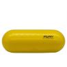 Yellow Cylinder Plastic Glasses Case Embossed Logo Effect for sale