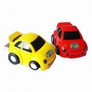 Quality Mini Car-shaped USB Flash Drives with 512MB to 32GB Storage Capacity for sale