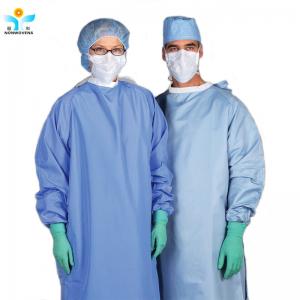 Quality Disinfect Surgeon'S Disposable Surgical Gown EO Sterilization For Hospital Nonwoven Fabric for sale