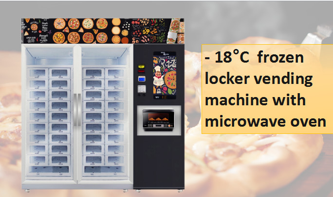Quality 24V Electric Heating 662 Capacity Pizza Vending Machine Micron Smart Vending Machine for sale