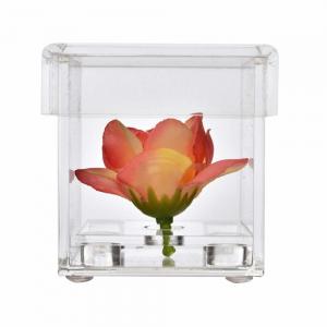 Quality PMMA Acrylic Storage Box , Multipurpose Acrylic Boxes For Flowers for sale