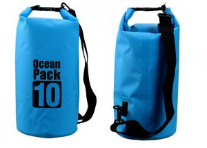 Quality Outdoor Activities 10l Dry Storage Bags Watertight With Shoulder Strap for sale
