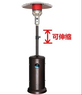 Quality Mushroom Type Outdoor Patio Space Heaters , Natural Gas Deck Heaters Lightweight for sale