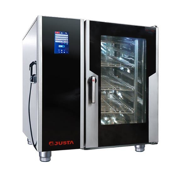Quality JUSTA WR-10-11 Western Kitchen 18KW Electric Combi Steamer Oven 10-Tray GN 1/1 for sale