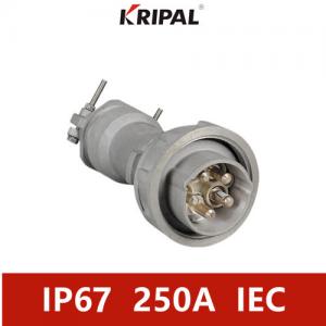 Quality 250A 380V IP67 High Performance High Current Industrial Plug And Socket for sale
