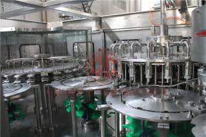 Quality Hot Temperature Juice Filling Capping Labeling Machines With Return System for sale