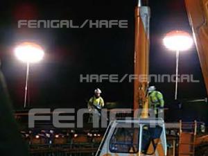 Quality Tripod lighting balloon LED400w for safety illumination at construction site for sale