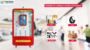 Quality Micron touch screen toy smart vending machine with big display area for promotion for sale