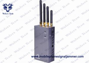 Quality 5 Band Portable 3G Cell Phone Signal Jammer HS Code 8543709200 Black for sale