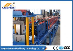 China PLC Control Full Automatic Garage Door Guide Rail Forming Machine Durable High Efficiency on sale