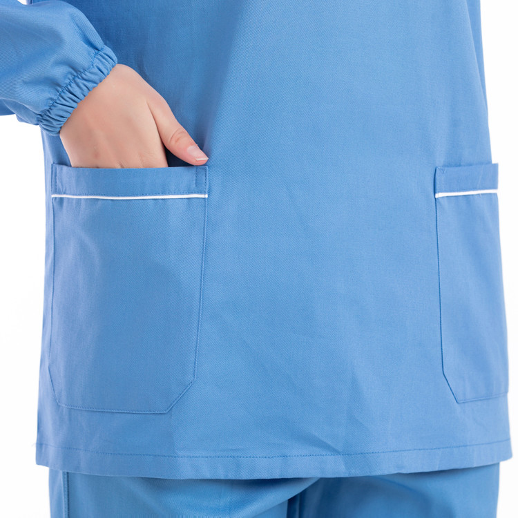 Classic Medical Scrubs Uniform Nurses Wear Wholesale Scrubs Suit From Pakistani Made Customized Scrub Set