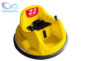 Quality Yellow Commercial PP Plastic Children Bumper Car 73*73*44cm for sale
