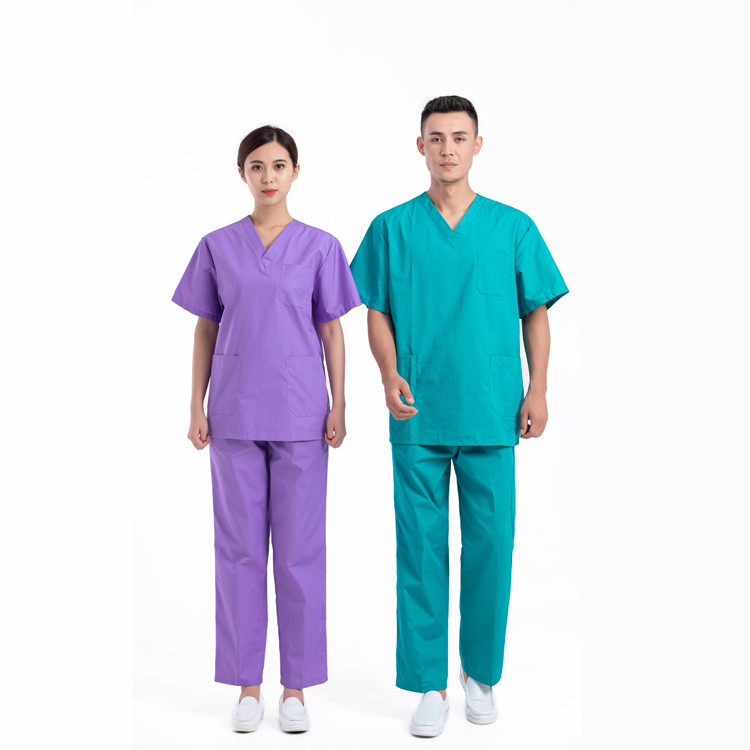 Quality Medical Disposable Uniforms Scrub Suits For Hospital Staff for sale