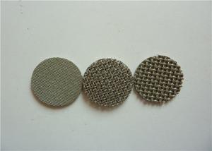 China 5 - 100μM Sintered Wire Mesh Filter Screen Antacid For Quartz Crucible Industry on sale