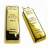 Buy cheap Gold USB Flash Drives, Suitable for Gifts and Promotional Purposes from wholesalers