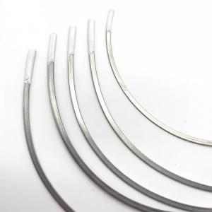 Nylon Coated Bra Wire Frame , Bra Underwires Good Hardness