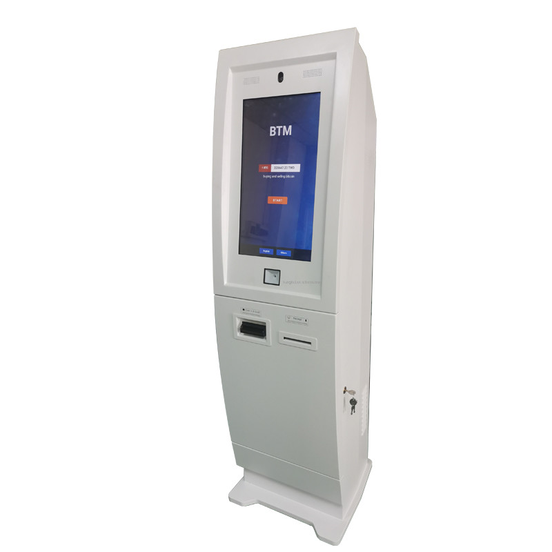 Quality 21.5 Inch Bitcoin Payment Machine Crypto Coin Atm with Anti Acid Steel Frame for sale