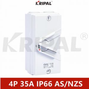 Quality 35A IP66 4P Waterproof Isolating Switch Outdoor Australian standard for sale