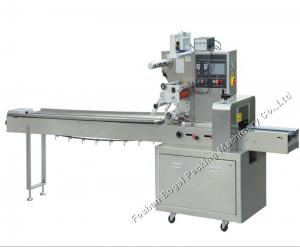 Quality Flow Type Chocolate Packing Machine / Candy Chocolate Bar Wrapping Machine for sale