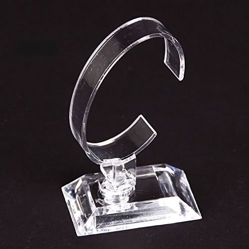 Quality Transparent Acrylic Watch Display Stand Rack Holder Showcase for sale
