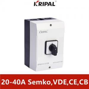 Quality Electrical Changeover Cam Switch 230-440V 20A 3P CE Certificate for sale