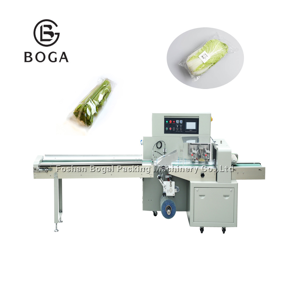 Quality BG-450XD flow automatic fresh fruit and vegetable packing machine for plastic bags packaging machine for sale