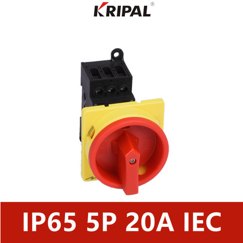 Quality 5 Pole 230-440V IP65 Electrical Isolator Switch For Power Plant for sale