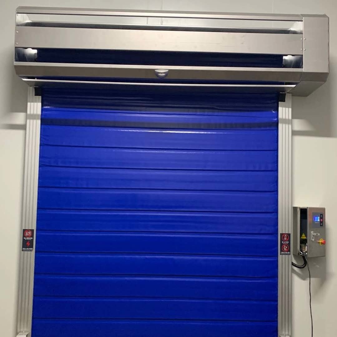 Quality Waterproof High Speed Freezer Roll Up Door Good Insulated Effect With Great Surface for sale